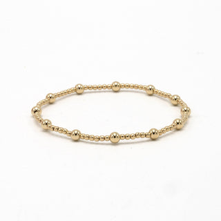 Malibu 2*4 14k Gold-Filled Beaded Bracelet