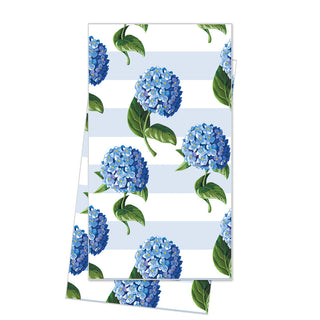 Hydrangea Stripe Tea Towel