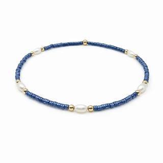 Game Day Waterproof Pearl Bracelet