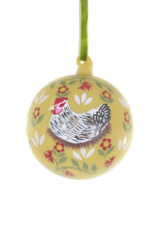 Cottage Hen Bauble Ornament