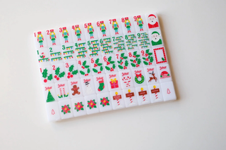 The Christmas Line Mahjong Tile Set
