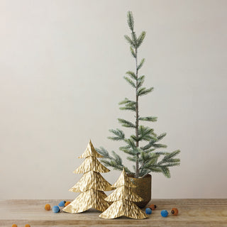 Hammered Gold Metal Tree