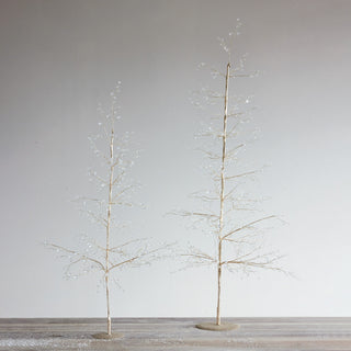 Metal Wire Tree With Jewels and Glitter