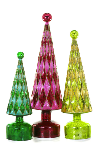 Mid-Century Spinning Tree Set