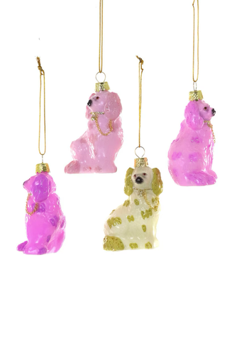 Neon Staffordshire Dog Ornament