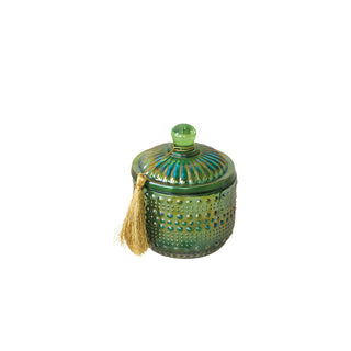 Embossed Glass Walk In The Woods Scented Jar Candle