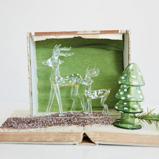 Hand-Blown Art Glass Deer