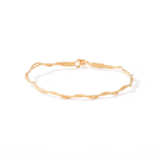 You and Me Bracelet - 14K Gold Artist Wire