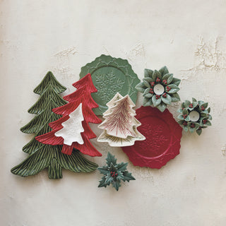 Ceramic Tree Shaped Platter