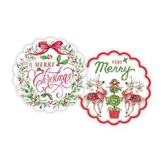 Scalloped Round Gift Tags