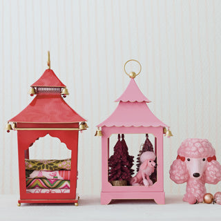 Metal Scalloped Lanterns