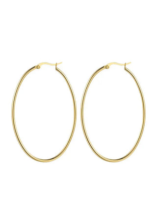 Oval Hoops - Gold