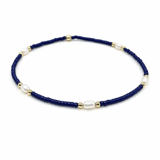 Game Day Waterproof Pearl Bracelet