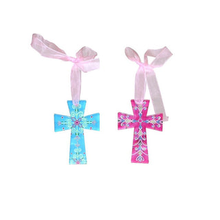Cutout Acrylic Cross Ornament