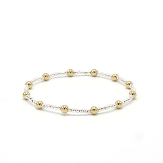 Malibu 2*4 14k Gold-Filled Beaded Bracelet
