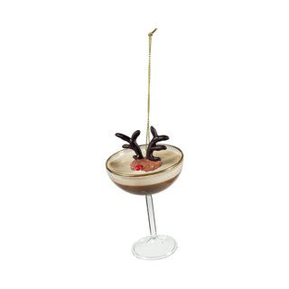 Glass Espresso Martini Ornament