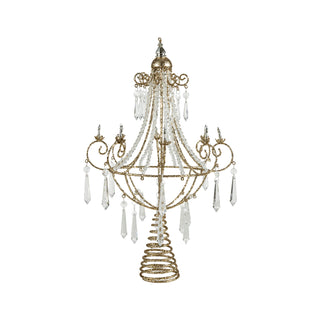 Metal Chandelier Tree Topper