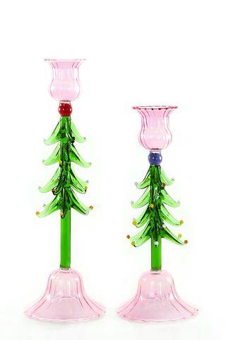 Tiered Tannenbaum Candlestick Set