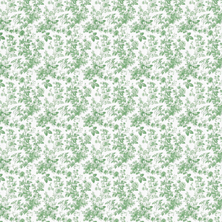 Grandmillennial Green Floral Prosecco Bottle Wrap