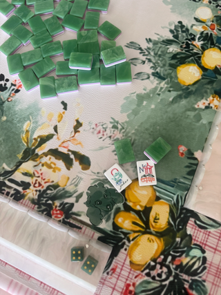 Lena Prefers Lemon in her Water Mahjong Mat