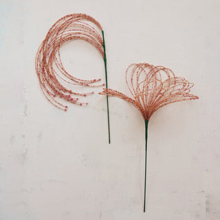Handmade Glass & Acrylic Beaded Spray Stem
