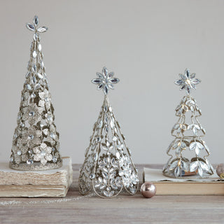 Metal Tree with Acrylic Jewels & Glitter