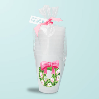 Mahjong Wreath Frosted Cup
