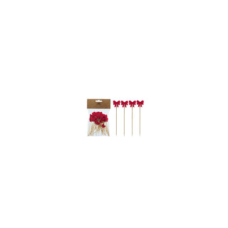 Christmas Themed Bamboo Single Use Picks