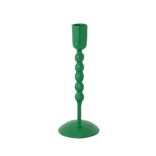 Hand-Forged Enameled Cast Iron Taper Holders