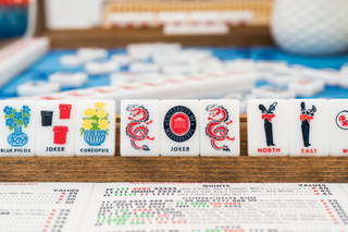 Ole Miss Mahjong Tile Set