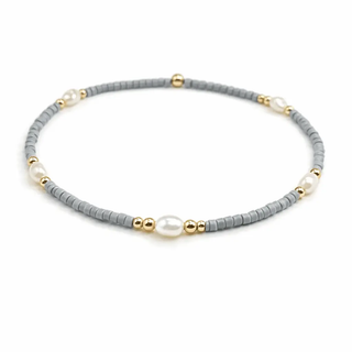 Game Day Waterproof Pearl Bracelet