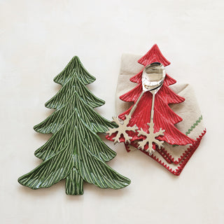Ceramic Tree Shaped Plate