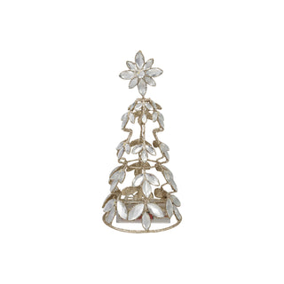 Metal Tree with Acrylic Jewels, Glitter & LED Light