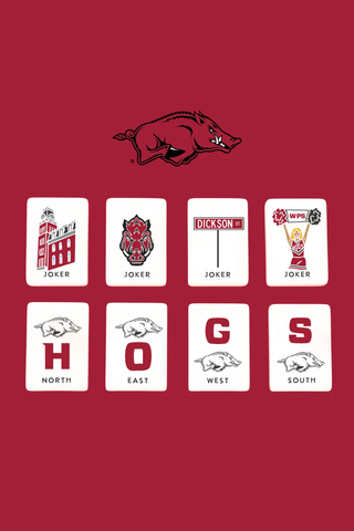 University of Arkansas Mahjong Tile Set