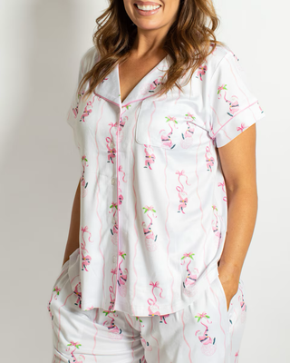 Wrapped in Ribbons Sleep Shorts Set
