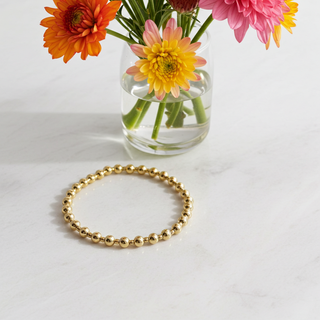 14k Gold Filled 5mm+2mm+5mm Simple Waterproof Dimension Bracelet