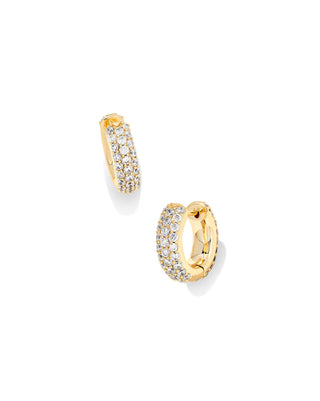 Mikki Metal Huggie Earrings