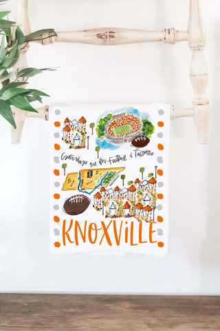 College Town Tea Towel