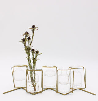 Gold Runner 5 Vase Set