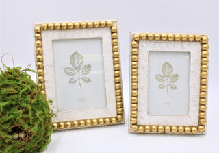 Wood Beaded Frame