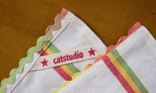 Catstudio Memphis Hand Embroidered Dish Towel