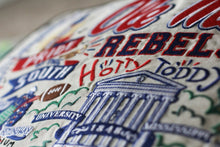 Catstudio University of Mississippi Embroidered Pillow