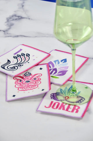 Soiree Tile Mahjong Cocktail Napkins