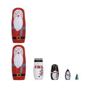 Wood Icon Holiday Nesting Dolls