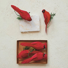 Cardinal Clip on Ornaments