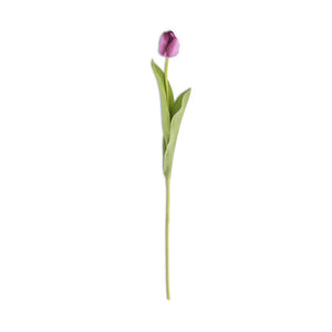 Purple Silk Real Touch Tulip - 26"