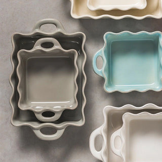 Cook & Host Small Square Ruffled Baker