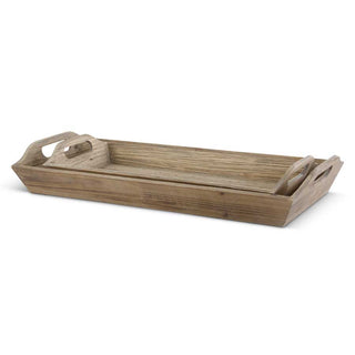 Rectangle Wood Nesting Trays