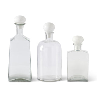 Glass Bottle with Marble Stopper