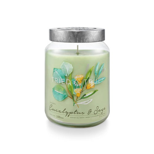 Eucalyptus & Sage Large Candle Jar